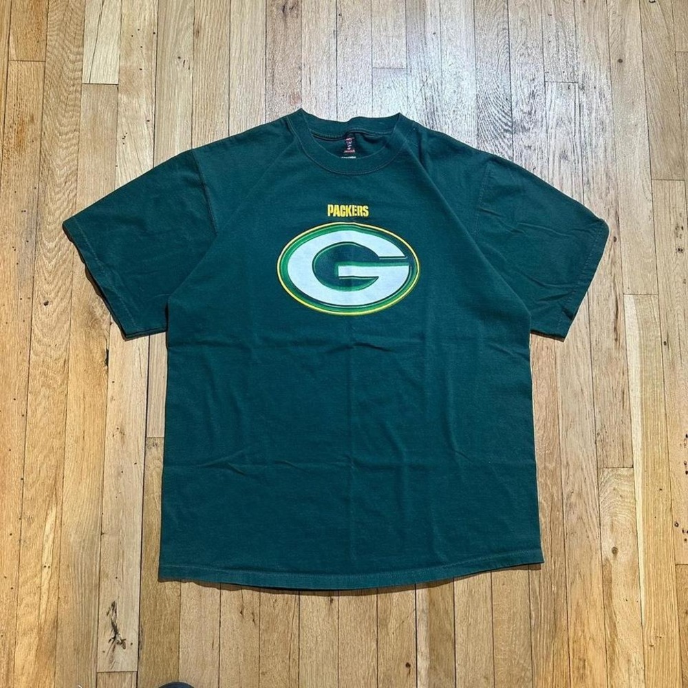 Green and yellow vintage Green Bay Packers NFL T-shirt